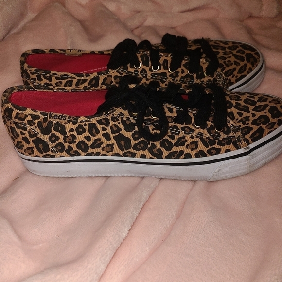 Keds Double Up leopard shoes - Picture 1 of 6